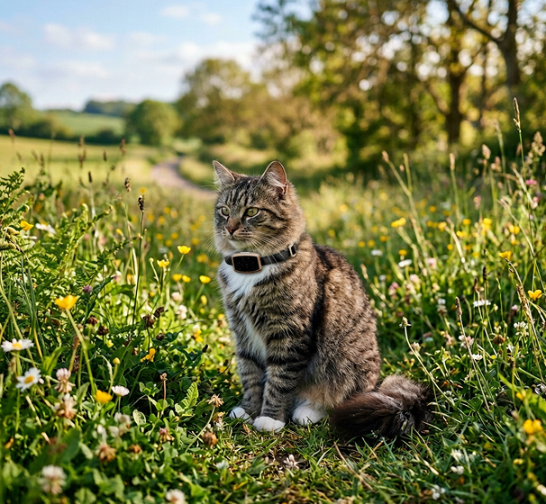 Cat wearing the Onimo S